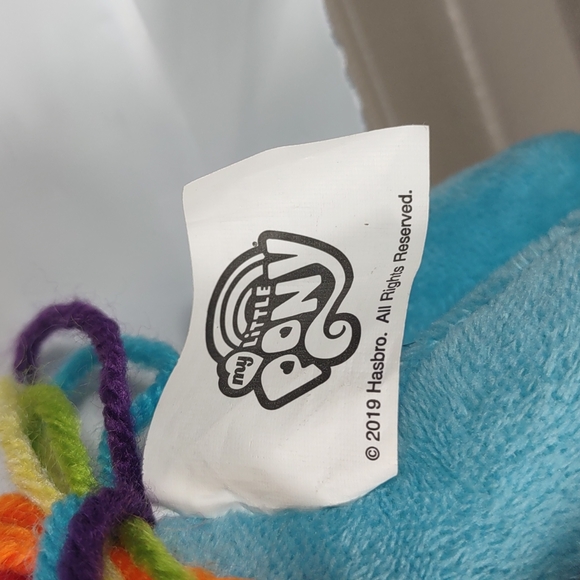 ✓My Little Pony Sparkle Rainbow Dash Plush fairycore Lovey stuffed animal 9in - Picture 11 of 17